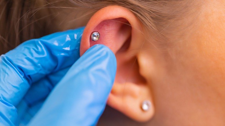 Treating Infected Piercing